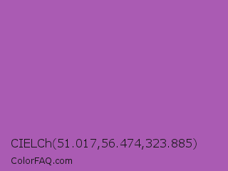 CIELCh 51.017,56.474,323.885 Color Image