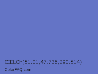 CIELCh 51.01,47.736,290.514 Color Image