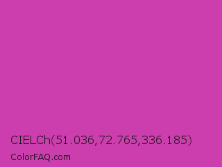 CIELCh 51.036,72.765,336.185 Color Image