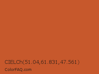 CIELCh 51.04,61.831,47.561 Color Image
