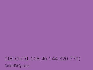 CIELCh 51.108,46.144,320.779 Color Image