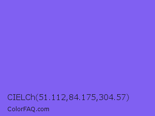 CIELCh 51.112,84.175,304.57 Color Image