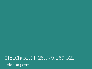 CIELCh 51.11,28.779,189.521 Color Image