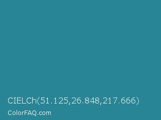 CIELCh 51.125,26.848,217.666 Color Image