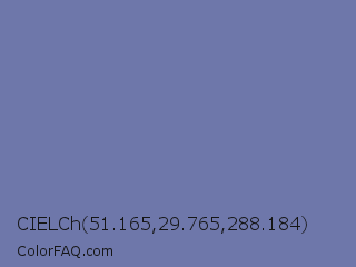 CIELCh 51.165,29.765,288.184 Color Image