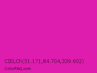 CIELCh 51.171,84.704,339.602 Color Image