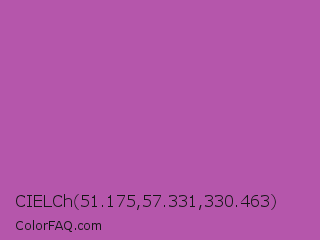 CIELCh 51.175,57.331,330.463 Color Image