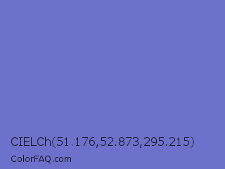 CIELCh 51.176,52.873,295.215 Color Image