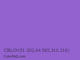 CIELCh 51.202,64.565,310.216 Color Image