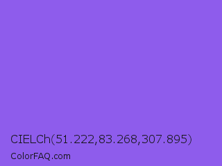 CIELCh 51.222,83.268,307.895 Color Image