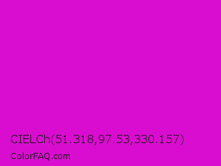 CIELCh 51.318,97.53,330.157 Color Image