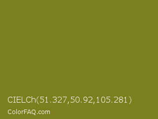CIELCh 51.327,50.92,105.281 Color Image