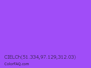 CIELCh 51.334,97.129,312.03 Color Image