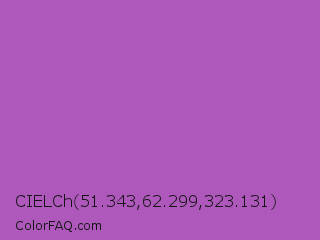 CIELCh 51.343,62.299,323.131 Color Image