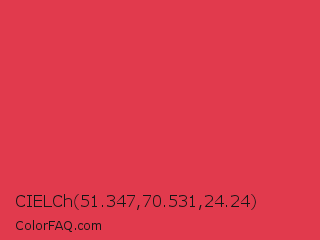 CIELCh 51.347,70.531,24.24 Color Image