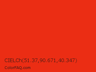 CIELCh 51.37,90.671,40.347 Color Image