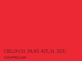 CIELCh 51.39,83.425,31.323 Color Image