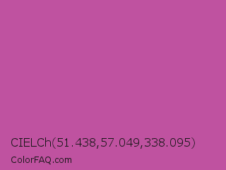 CIELCh 51.438,57.049,338.095 Color Image