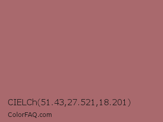 CIELCh 51.43,27.521,18.201 Color Image
