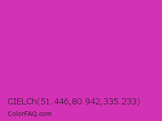 CIELCh 51.446,80.942,335.233 Color Image