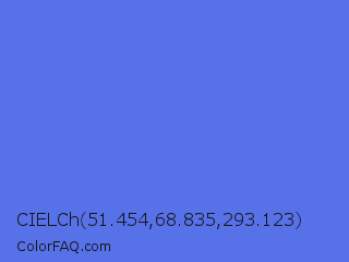 CIELCh 51.454,68.835,293.123 Color Image