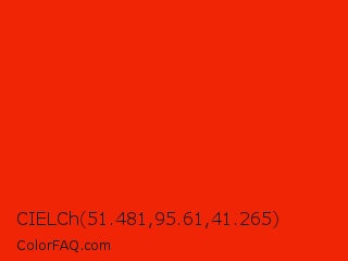 CIELCh 51.481,95.61,41.265 Color Image