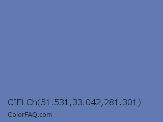 CIELCh 51.531,33.042,281.301 Color Image