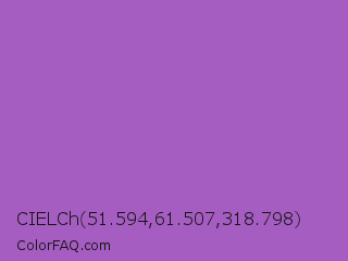 CIELCh 51.594,61.507,318.798 Color Image