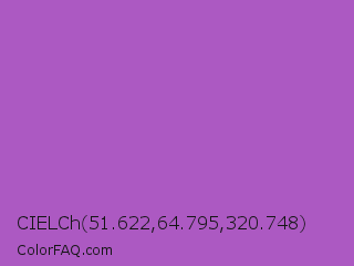 CIELCh 51.622,64.795,320.748 Color Image
