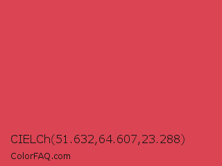 CIELCh 51.632,64.607,23.288 Color Image