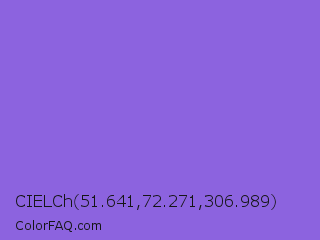 CIELCh 51.641,72.271,306.989 Color Image