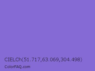 CIELCh 51.717,63.069,304.498 Color Image