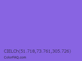 CIELCh 51.718,73.761,305.726 Color Image