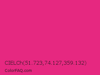 CIELCh 51.723,74.127,359.132 Color Image