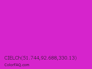 CIELCh 51.744,92.688,330.13 Color Image