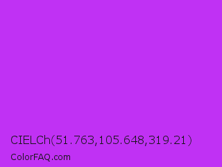 CIELCh 51.763,105.648,319.21 Color Image