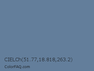 CIELCh 51.77,18.818,263.2 Color Image