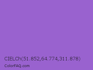 CIELCh 51.852,64.774,311.878 Color Image