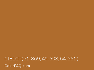 CIELCh 51.869,49.698,64.561 Color Image