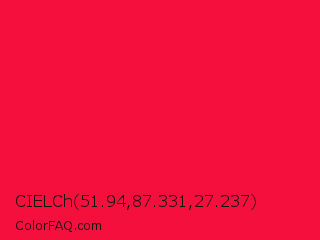 CIELCh 51.94,87.331,27.237 Color Image