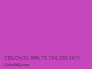CIELCh 51.999,73.754,330.167 Color Image