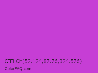 CIELCh 52.124,87.76,324.576 Color Image