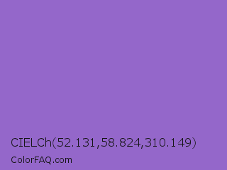 CIELCh 52.131,58.824,310.149 Color Image