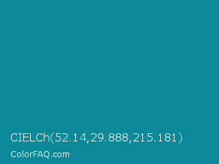 CIELCh 52.14,29.888,215.181 Color Image