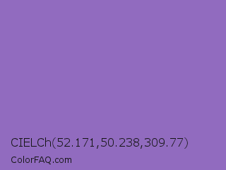 CIELCh 52.171,50.238,309.77 Color Image