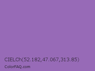 CIELCh 52.182,47.067,313.85 Color Image