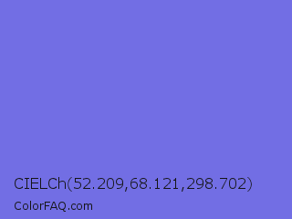 CIELCh 52.209,68.121,298.702 Color Image