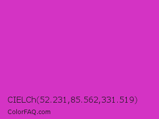 CIELCh 52.231,85.562,331.519 Color Image
