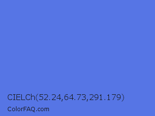 CIELCh 52.24,64.73,291.179 Color Image
