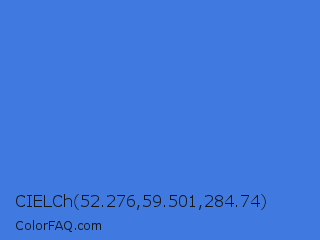 CIELCh 52.276,59.501,284.74 Color Image